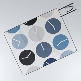 Minimal clock collection 26 Picnic Blanket