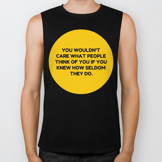 Don't Be Afraid To Do You. Biker Tank