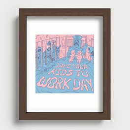 Take Your Kids To Work Day Recessed Framed Print