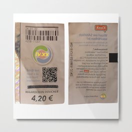 BUS TICKET FROM EINDHOVEN Metal Print