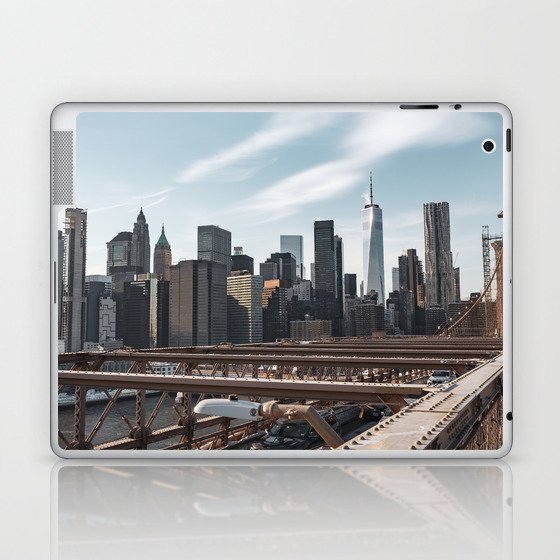 Brooklyn Bridge Skyline Views | New York City | Travel Photography Laptop & iPad Skin