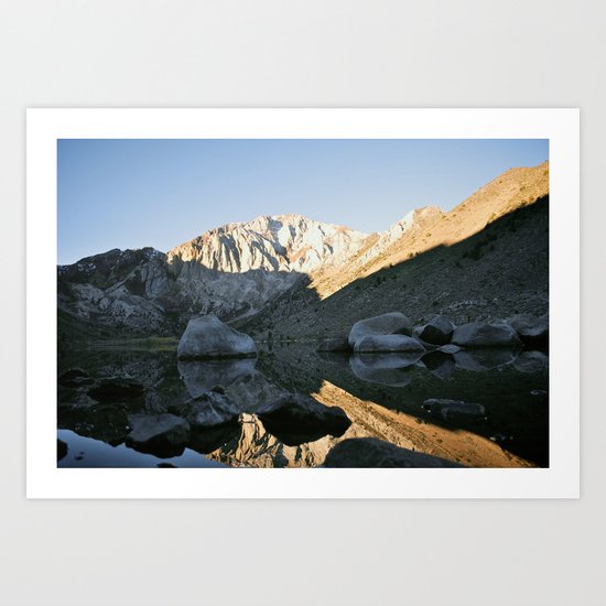 Reflecting at Convict Lake Art Print