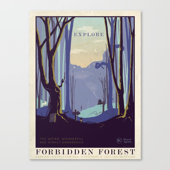 Explore The Forbidden Forest Leinwanddruck Explore The Forbidden Forest Leinwanddruck