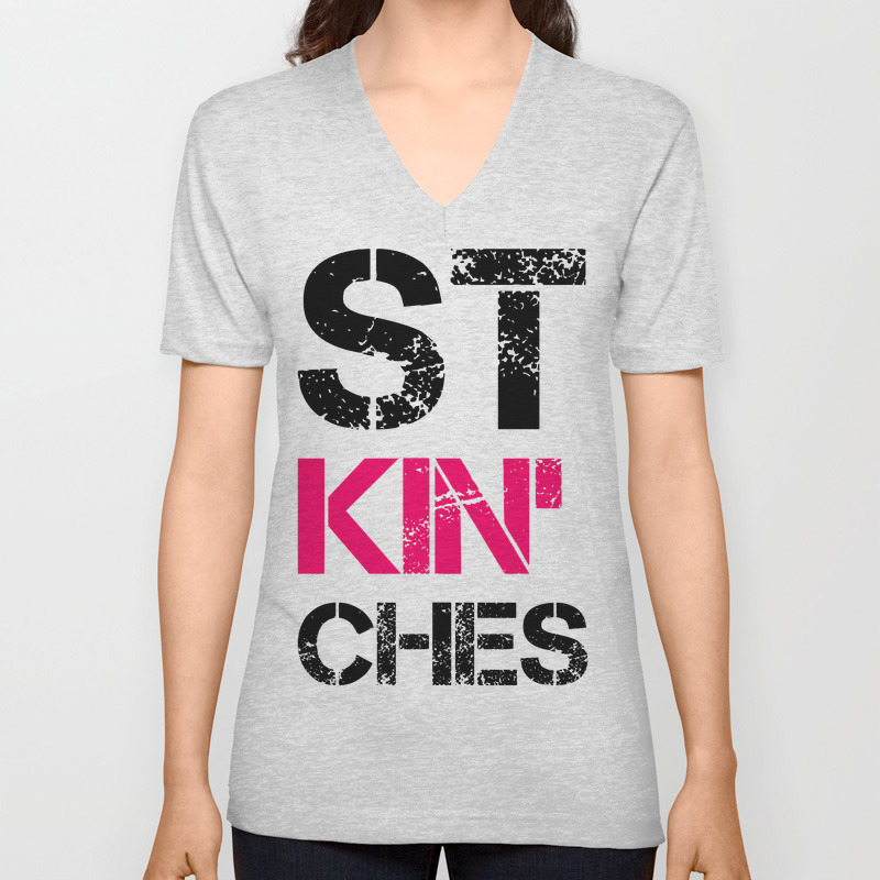 RIGHT BEST FUCKING BITCHES MATCHING V Neck T Shirt