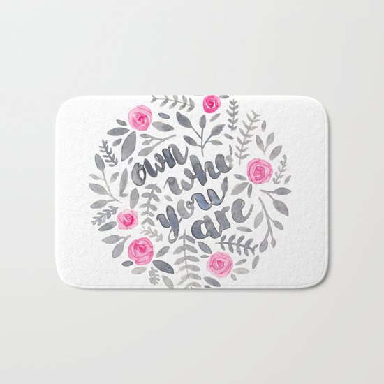 Own Who You Are Bath Mat