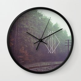 Through the woods Wall Clock