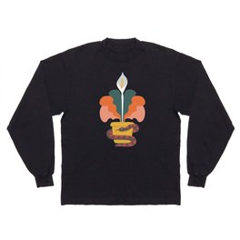 Calla lily with a snake Long Sleeve T-shirt