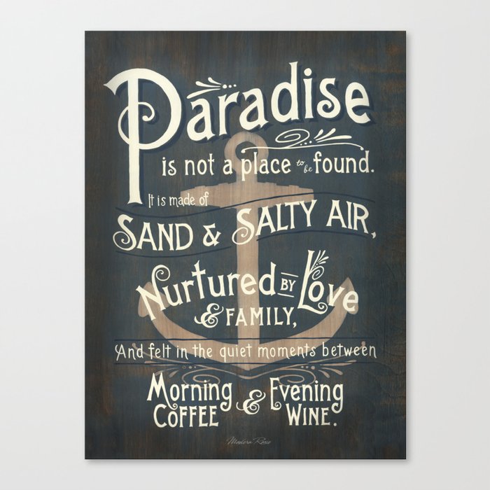 Paradise Canvas Print