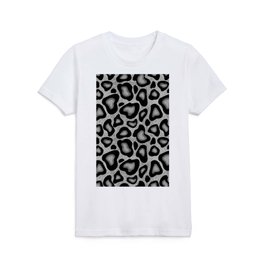 Snow Leopard Animal Print Kids T Shirt