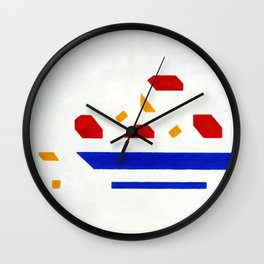 Bart van der Leck Stilleven (bakje met appels) Wall Clock