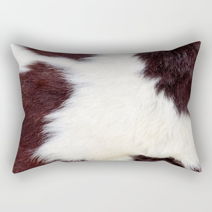 Cowhide Fur Rectangular Pillow by cadinera Society6