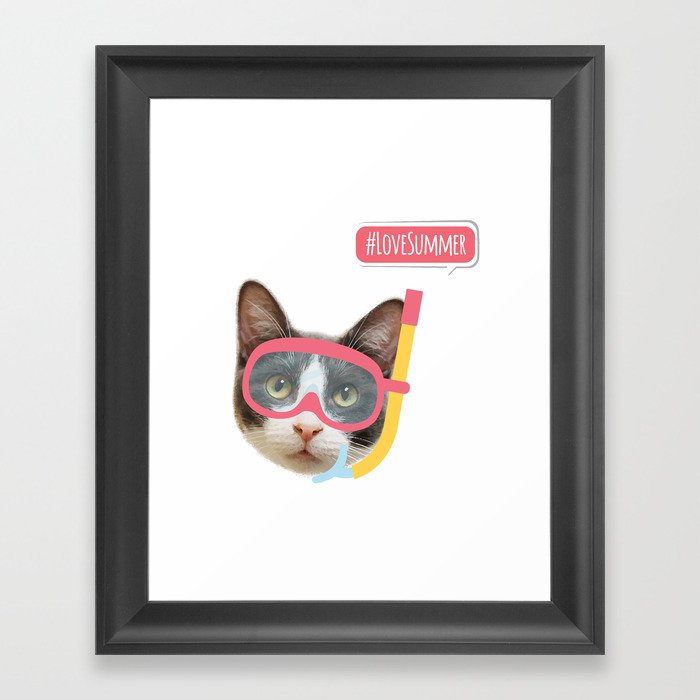 Love Summer Framed Art Print