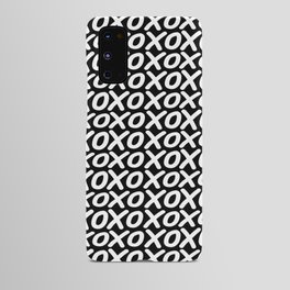 Black and white Hugs and kisses Valentine gift Android Case