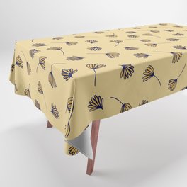 Fly Pattern Yellow Tablecloth