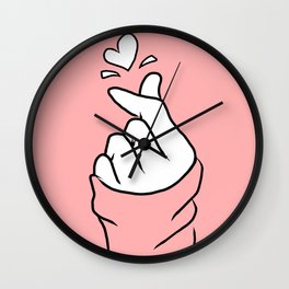 Cute Heart, Cute Idea For Gifts, Gifts For Friends & Family Wall Clock