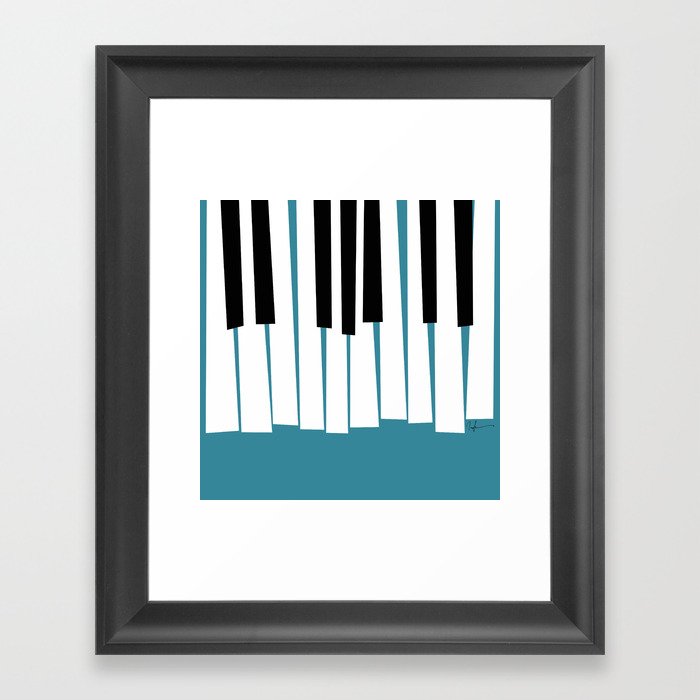 Jazz Piano Framed Art Print