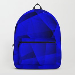 Repetitive overlapping sheets of gloomy blue paper triangles. Backpack | Futuristic, Lowpoly, Triangular, Hexagon, Origami, Mirror, Damage, Cosmic, Geometry, Vertex 
