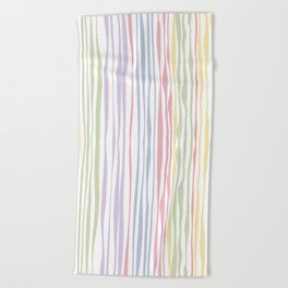 Twisty Candy Stripe Beach Towel
