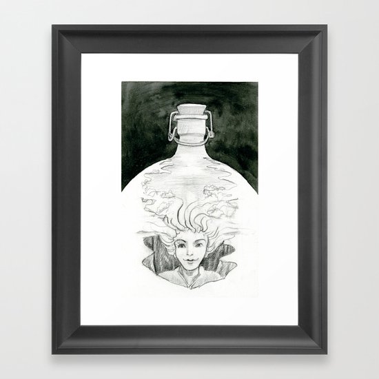 Bottled Framed Art Print