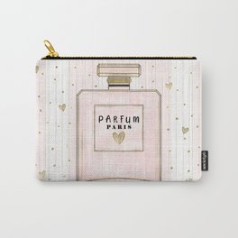 Pink & Gold Paris Parfum Carry-All Pouch