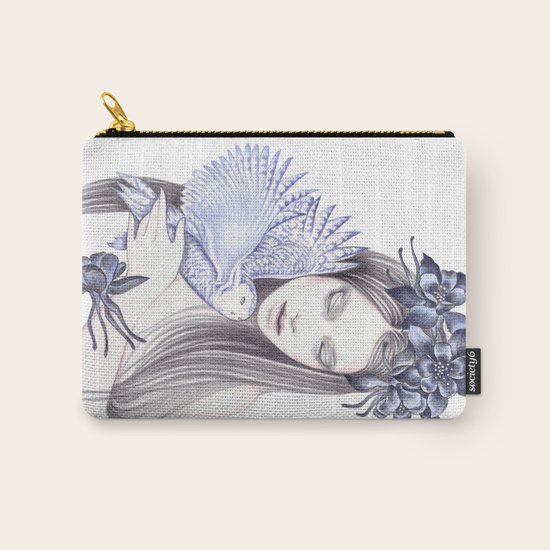 Wildflower Carry-All Pouch