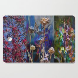Spring Returns With Persephone Garden Collage Cutting Board