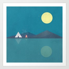 Campfire Art Print