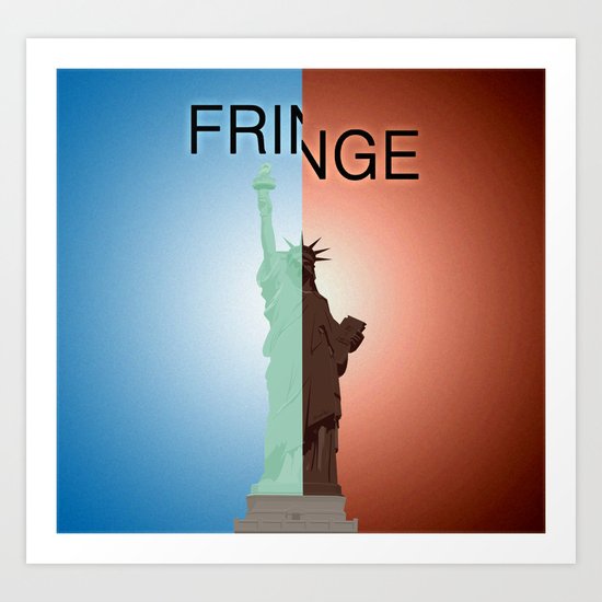 Fringe. Statue of Liberty Art Print