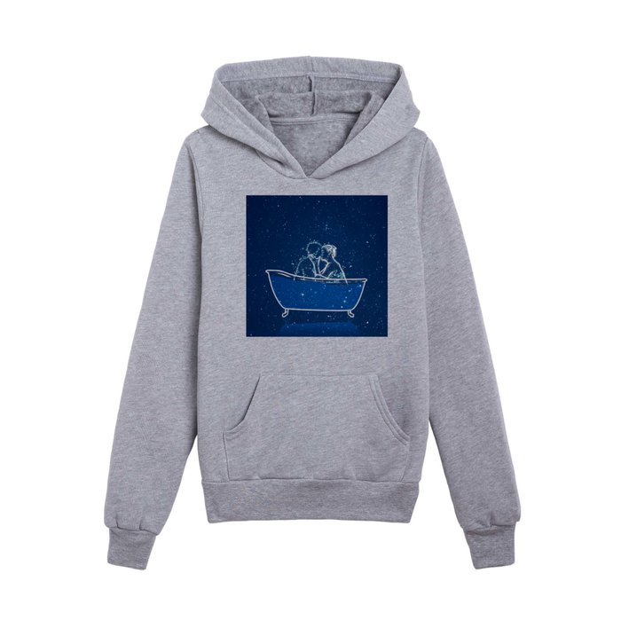 Heavenly bathtub. Kids Pullover Hoodie