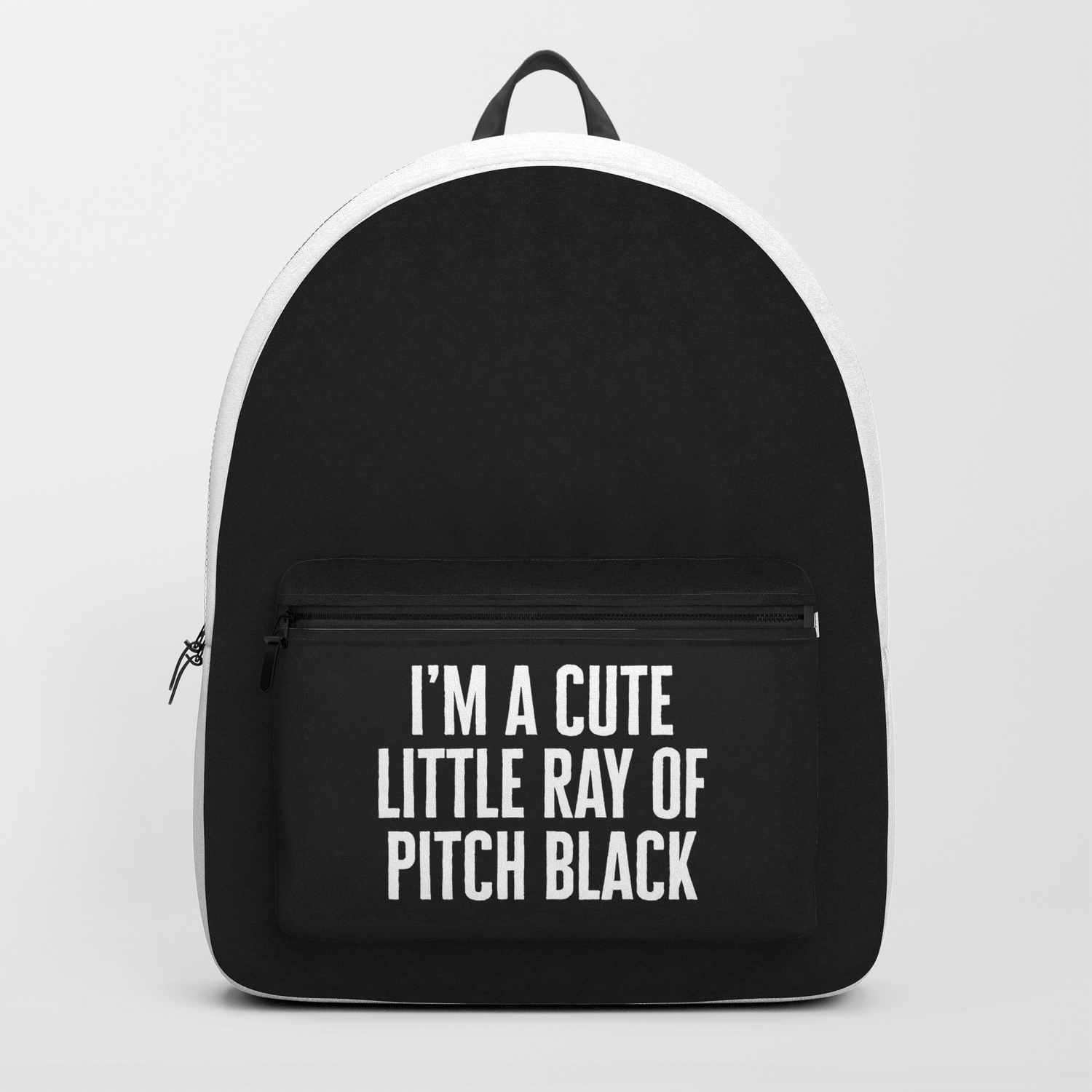 cute little black backpack