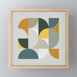Mid Century Geometric 13 Framed Mini Art Print