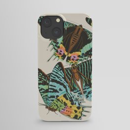 Butterfly and Moth Print by E.A. Seguy, 1920s #16 iPhone Case
