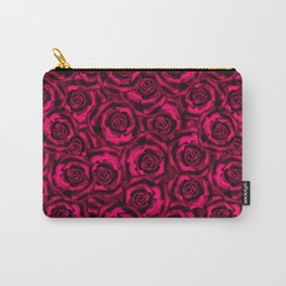 Raspberry roses. Carry-All Pouch