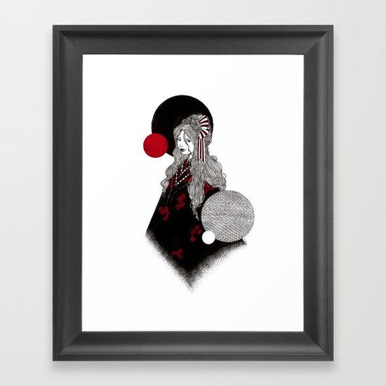 False Innocence Framed Art Print
