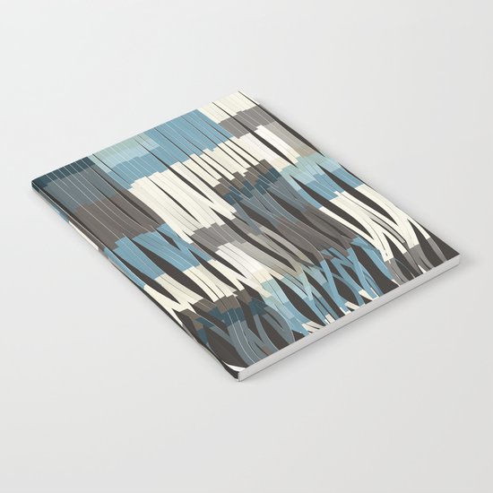 Abstract Graphic Ribbons Notebook