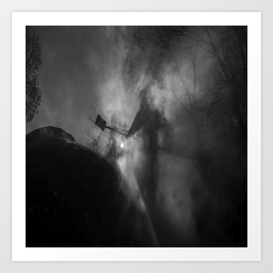 DARK LIGHT Art Print