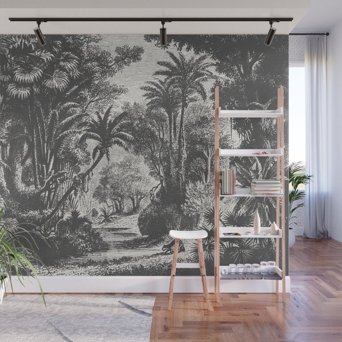 Indian Jungle Wall Mural By Asterpapergoods Society6