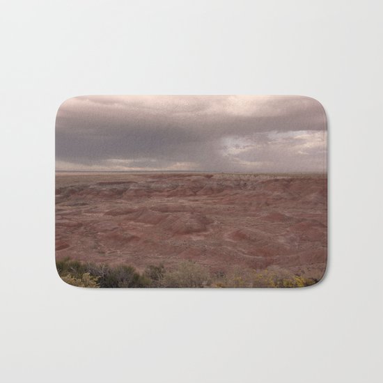 Desert Rain Clouds Bath Mat