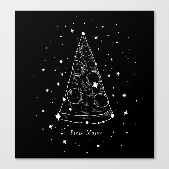 Pizza Major Canvas Print