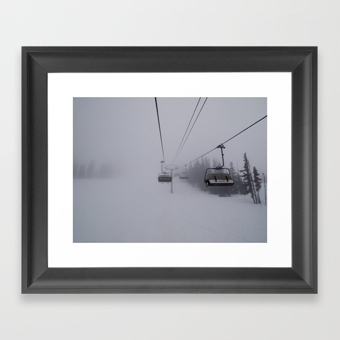 Into the unknown Framed Art Print