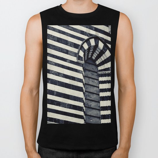 Striped Biker Tank