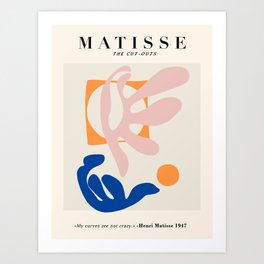 Exhibition poster Henri Matisse. Art Print