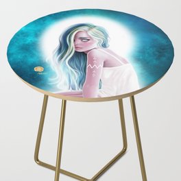 One with the universe Side Table