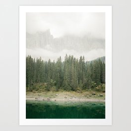 Lago di Carezza | Travel photography print Dolomites Italy Art Print