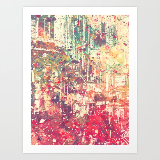 Street of London1 Art Print