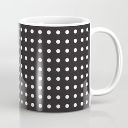 Process Black and White Polka Dot Coffee Mug