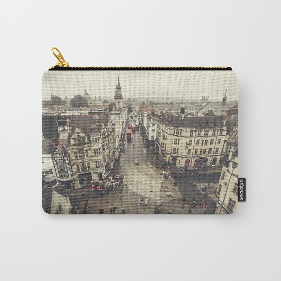 Red buses at Oxford Carry-All Pouch