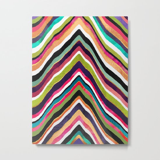 Color Slice Metal Print
