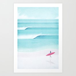 Surf Girl II Art Print