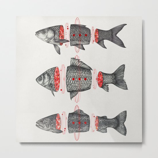 Sashimi All Metal Print